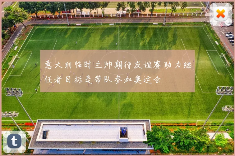 意大利临时主帅期待友谊赛助力继任者目标是带队参加奥运会